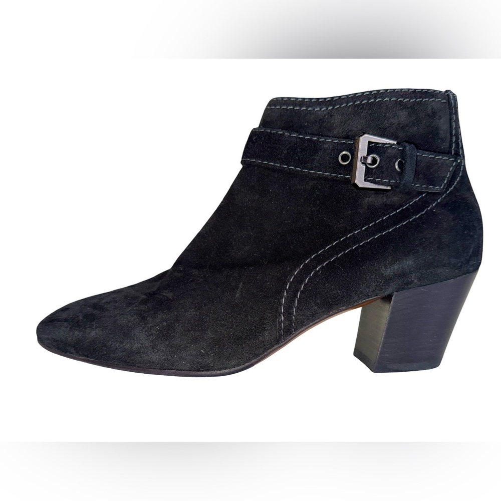 NWT AQUATALIA ANKLE BOOTIES IN BLACK SUEDE